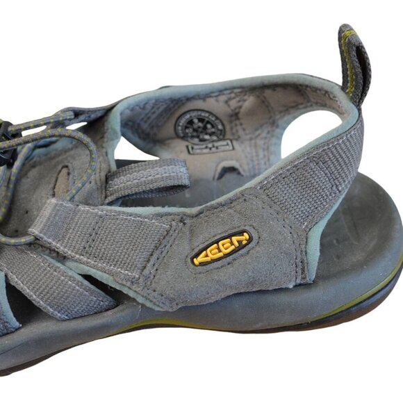 Keen Womens Whisper Size 9 Waterproof Outdoor Sandals - Gray - Adjustable Straps - Picture 5 of 7